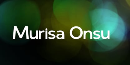 Murisa Onsu Font Poster 1