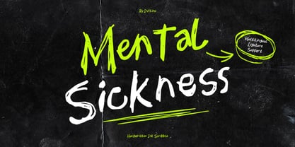 Mental Sickness Font Poster 1