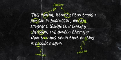 Mental Sickness Font Poster 3
