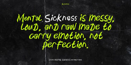 Mental Sickness Font Poster 10