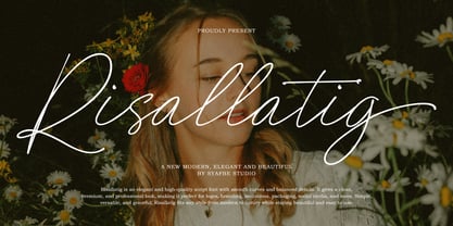 Risallatig Font Poster 1