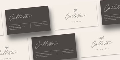Risallatig Font Poster 4