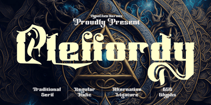 Cleffordy Font Poster 1
