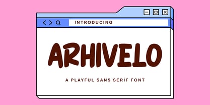 Arhivelo Font Poster 1