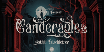 Canderagle Font Poster 1