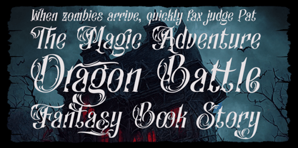 Canderagle Font Poster 2
