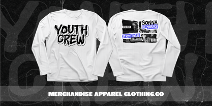 Youth Crew Font Poster 6