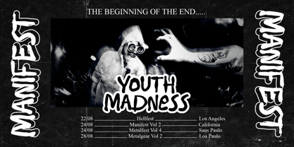 Youth Crew Font Poster 2