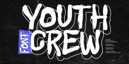 Youth Crew Font Poster 1