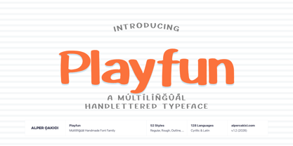Playfun Font Poster 1