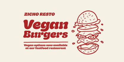 Zicho Font Poster 4