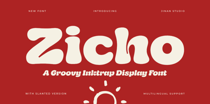 Zicho Font Poster 1