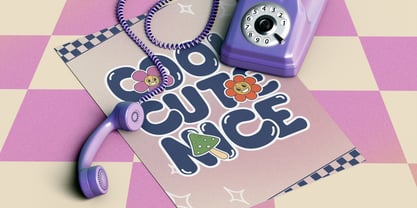 Bubble Tirga Font Poster 12