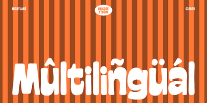 Mickyland Font Poster 14