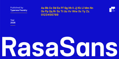 Rasa Sans Font Poster 1