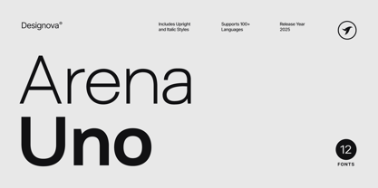 Arena Uno Font Poster 1