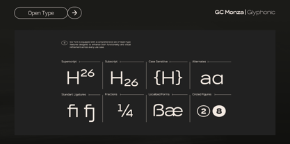 GC Monza Sans Font Poster 6