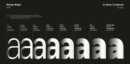 GC Monza Sans Font Poster 4