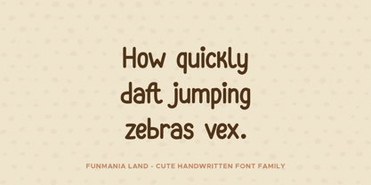 Funmania Land Font Poster 7