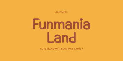 Funmania Land Font Poster 1