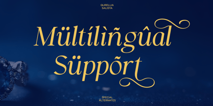 Qurellia Salesta Font Poster 14