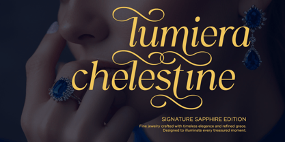 Qurellia Salesta Font Poster 3