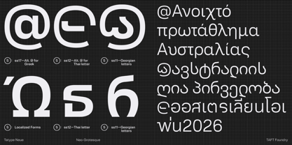 Tatype Neue Font Poster 10