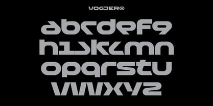 Vogjer Font Poster 8