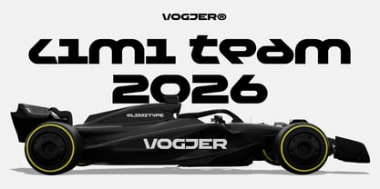 Vogjer Font Poster 3