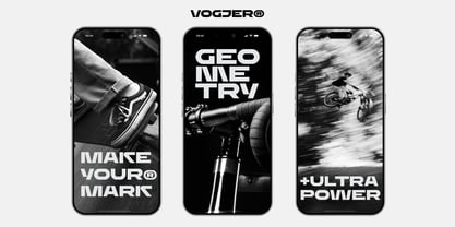 Vogjer Font Poster 9