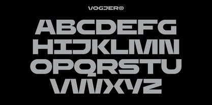 Vogjer Font Poster 7