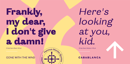 Ortak Sans Font Poster 2