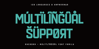 Rheadra Font Poster 11