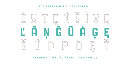Rheadra Font Poster 3