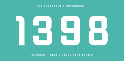 Rheadra Font Poster 4