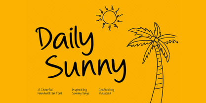 Daily Sunny Font Poster 1