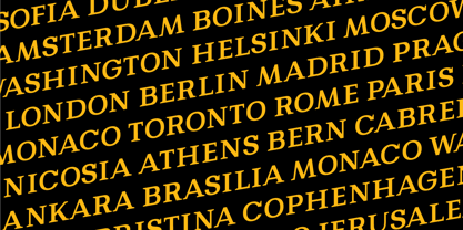 Bodrum Slab Font Poster 12