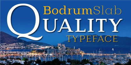 Bodrum Slab Font Poster 11