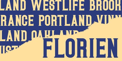 Florien Font Poster 3