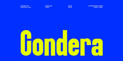 Condera Font Poster 1