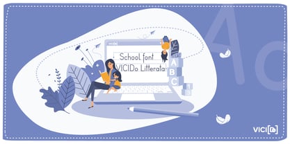 VICIDo Litterata 1 Font Poster 2