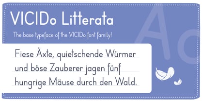 VICIDo Litterata 1 Font Poster 1