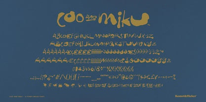 Coo and Miku Font Poster 13