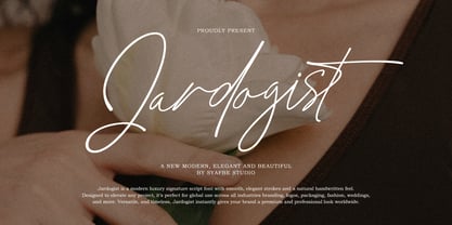 Jardogist Font Poster 1