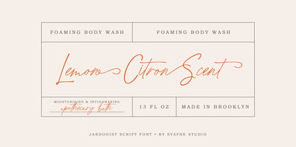 Jardogist Font Poster 3