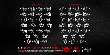 Candle Shlop Font Poster 12