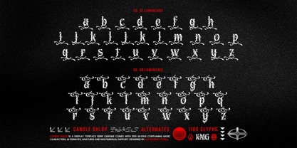 Candle Shlop Font Poster 11