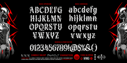 Candle Shlop Font Poster 3