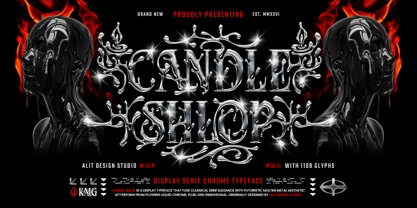 Candle Shlop Font Poster 1