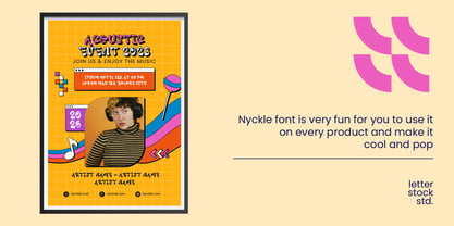 Nyckle Font Poster 4